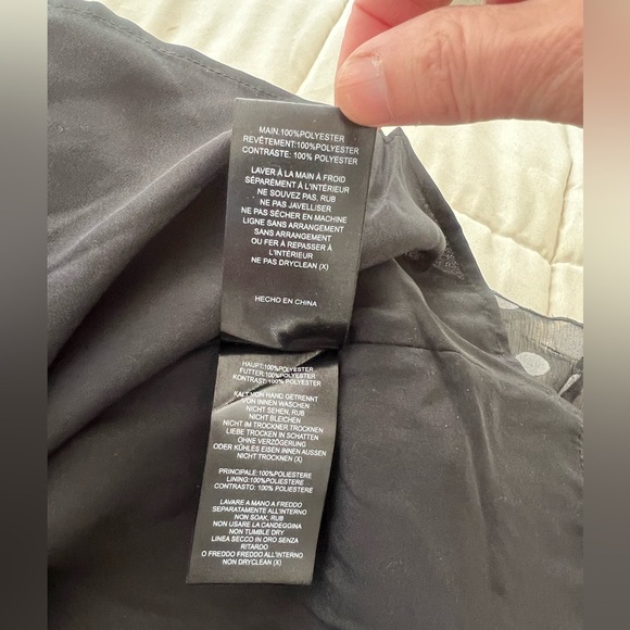 La Mason Talulah Black & White Polka Dot Midi Dress | Size S | Like New - Picture 13 of 15